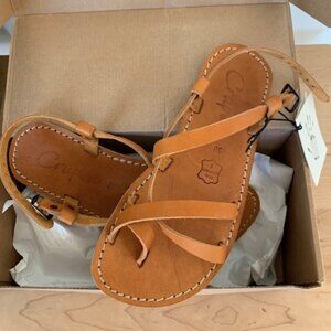Custom Barefoot Crupon Carmel Sandals size 38.